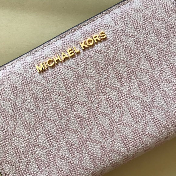 Jet travel slim bifold fawn ballet michael Kors - Picture 2 of 7